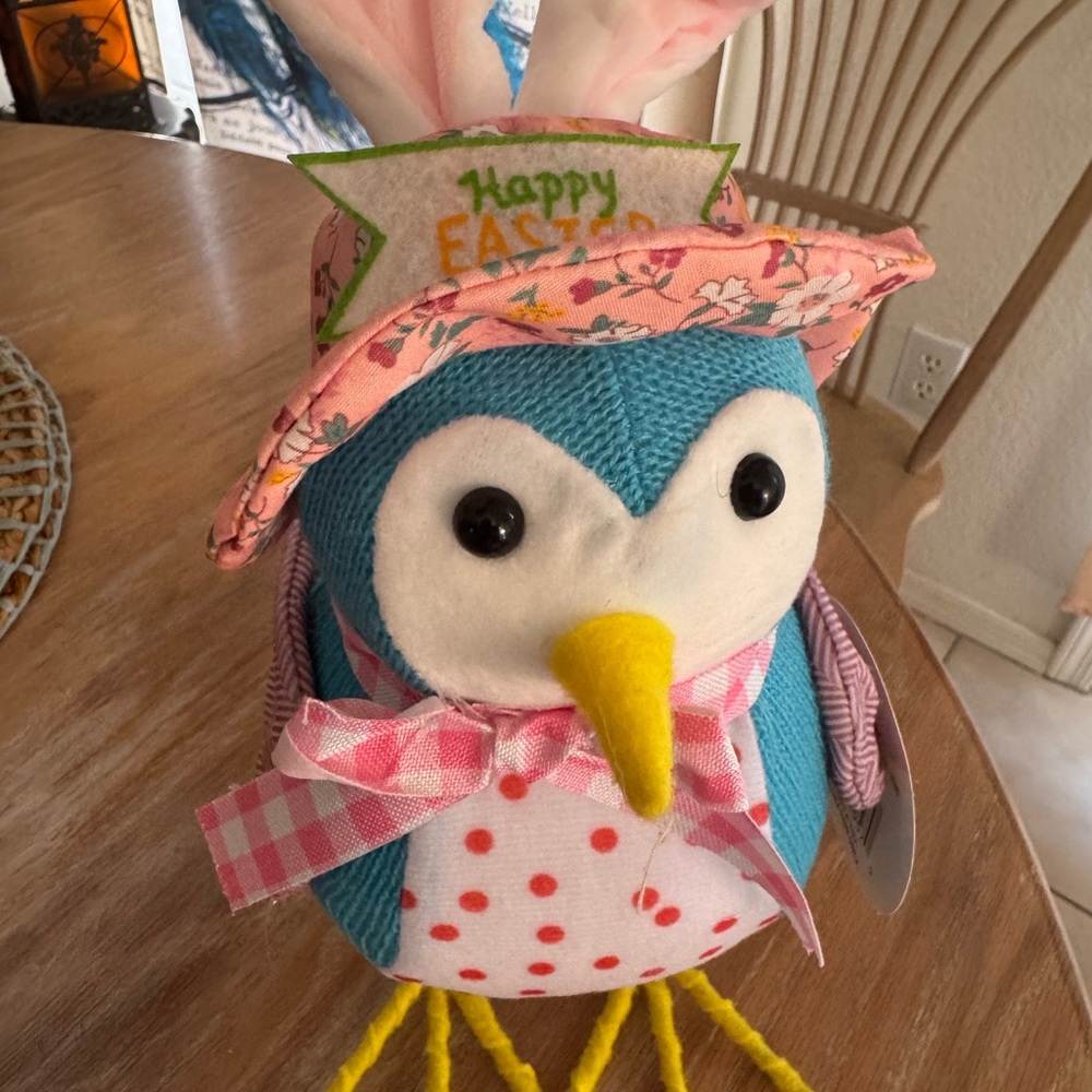 Easter blue bird table decor figurine